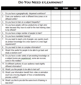 Need E-Learning